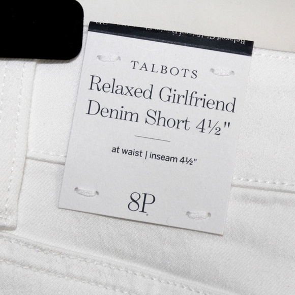 Talbots Relaxed Girlfriend Denim Short - Picture 12 of 15